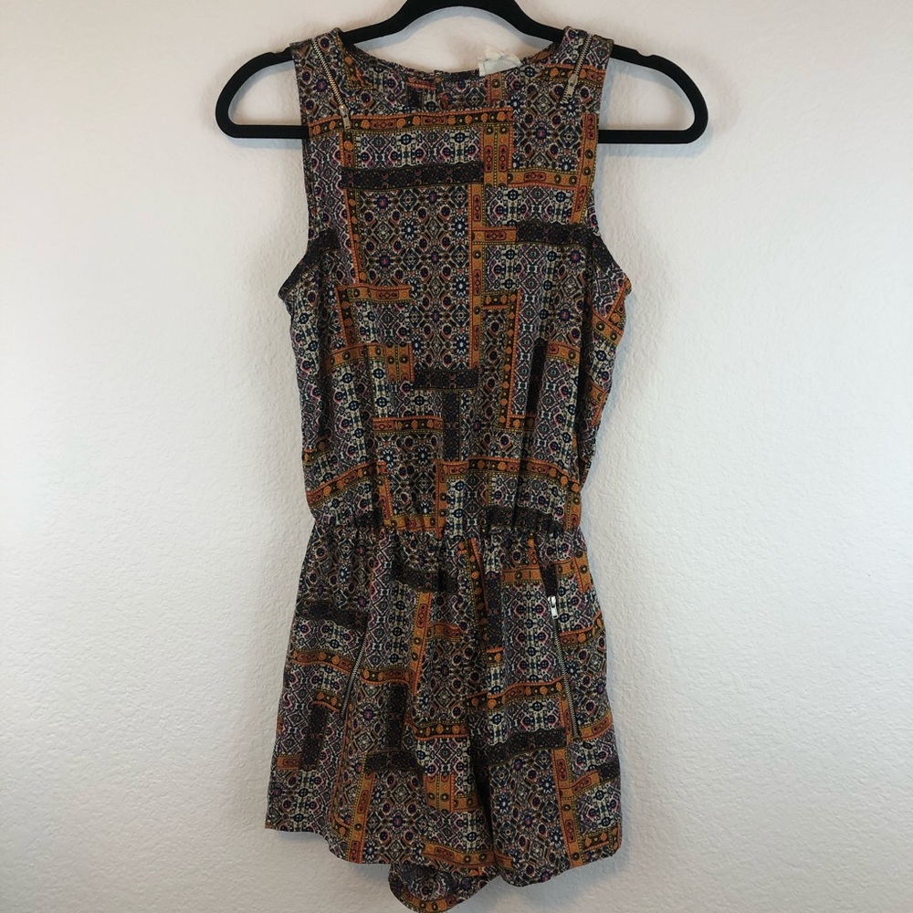 One clothing BoHo geometric romper S